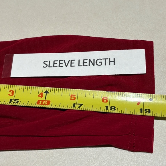 Lauren Ralph Lauren Womens 3/4 Sleeve Midi Dress Sz 14 Ruched Bodycon Stretch - Picture 8 of 10